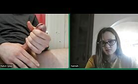 Teen With Major Cock Crush Lets Pervert Enjoy Her Feet