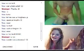 Two Young Blondes Chatroulette CFNM