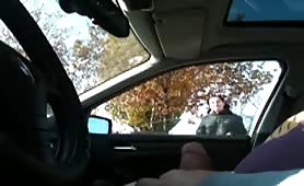 Flashing in car