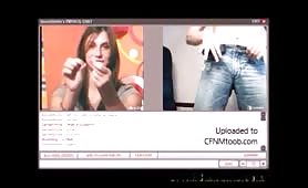 CFNM webcam masturbation show