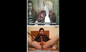 Showing cock on cfnmcam