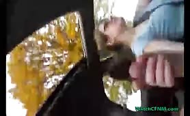 Jerked off while driving