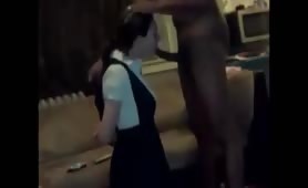 Young wife given to big black cock