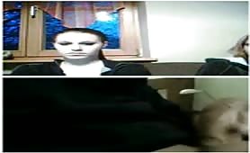 Exposing cock on webcam