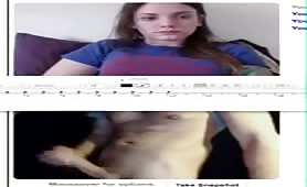 CFNM webcam and cum