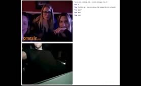 3 girls and a huge cock on cam