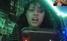 girl watch me cum reaction omegle